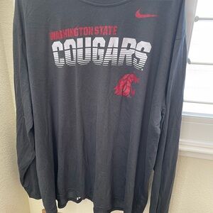 Nike Black Washington State Cougars Long Sleeve Tee